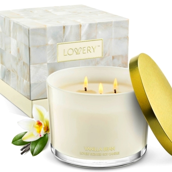 Amazon Other - 3 Wick Vanilla Candle